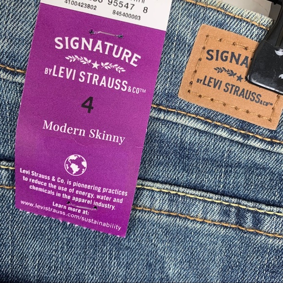 Signature Levi Strauss Modern Skinny Jean - Picture 8 of 10